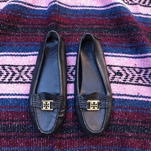 Tory Burch Black Loafers